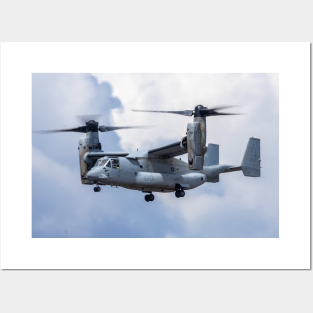 USMC MV-22 Osprey Hovering Wall Art by acefox1